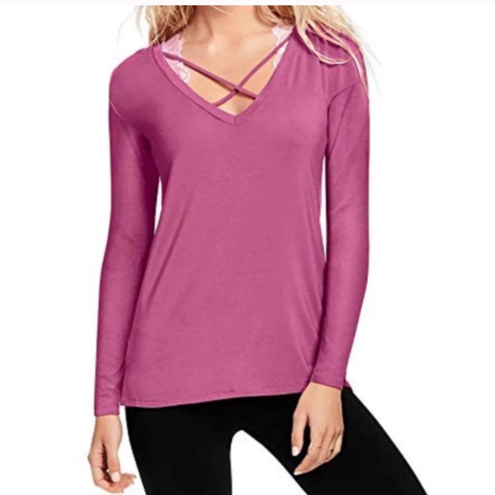Victoria's Secret Pink Soft Long Sleeve Shirt - Picture 4 of 4